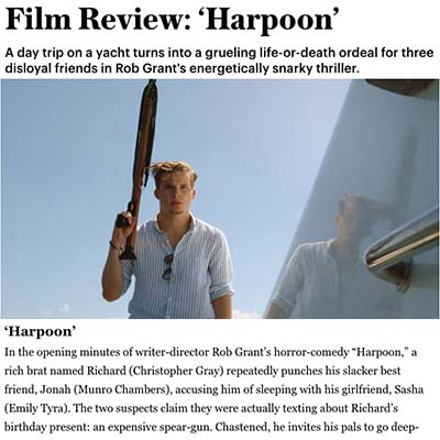 Film Review: ‘Harpoon’